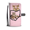 Bengal Cat Print Wallet CaseOH State