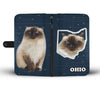 Himalayan Cat Print Wallet CaseOH State