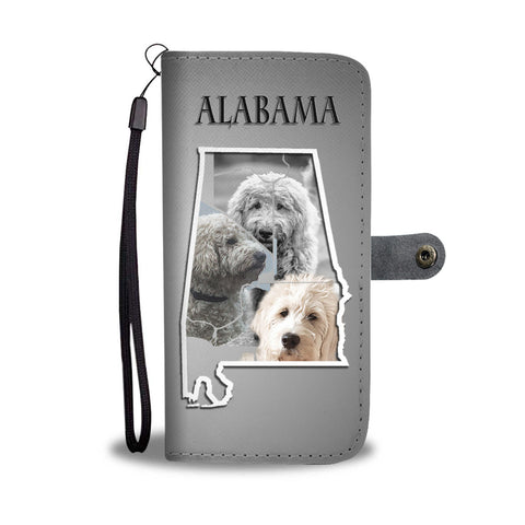 Cute Goldendoodle Print Wallet CaseAL State