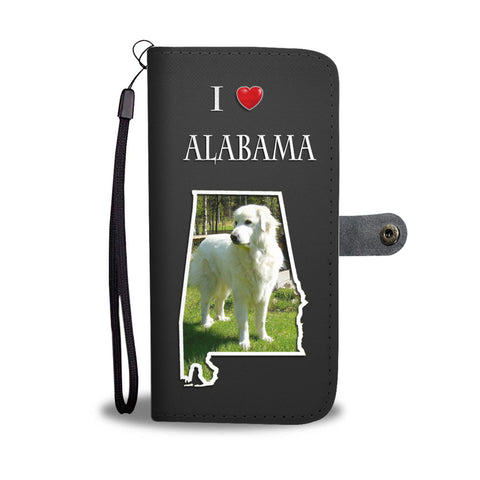 Great Pyrenees Print Wallet CaseAL State