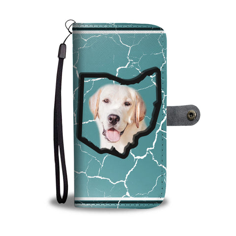 Labrador Retriever Print Wallet CaseOH State