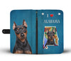 Miniature Pinscher Print Wallet CaseAL State