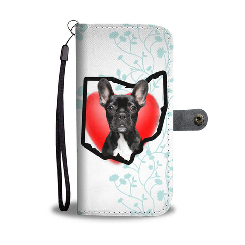 French Bulldog Print Wallet CaseOH State