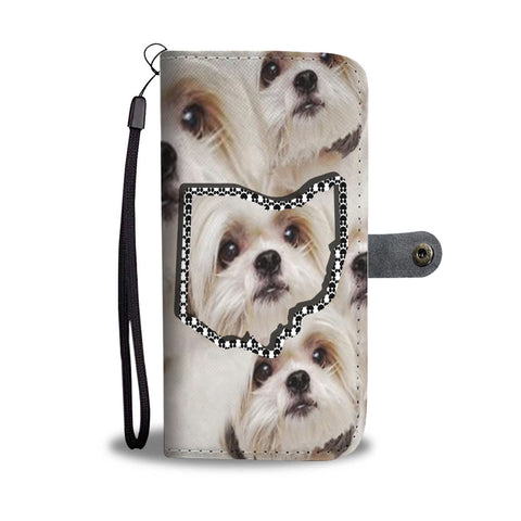 Shih Tzu Print Wallet CaseOH State