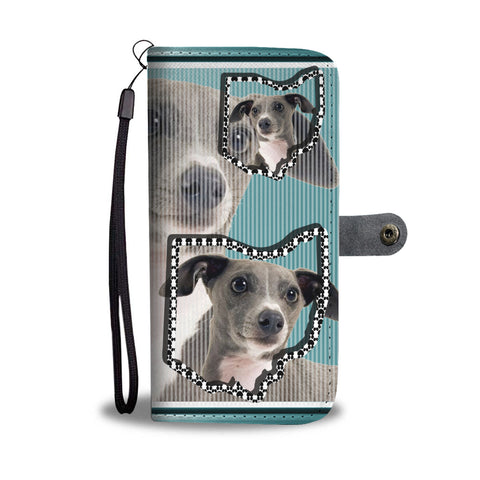 Italian Greyhound dog Print Wallet CaseOH State