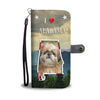 Lovely Shih Tzu Print Wallet CaseAL State