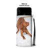 Cute Vizsla Print Wallet CaseAL State