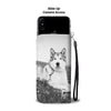 Alaskan Malamute Dog Print Wallet CaseAZ State