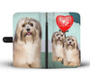 Havanese dog Print Wallet CaseCO State