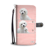 Bichon Frise Print Wallet CaseCO State