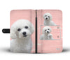 Bichon Frise Print Wallet CaseCO State