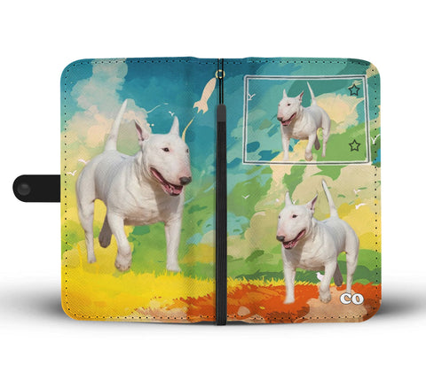 Bull Terrier Print Wallet CaseCO State