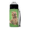 Australian Terrier Dog Print Wallet CaseAZ State