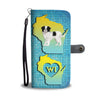 Lovely Japanese Chin Dog Print Wallet CaseWI State