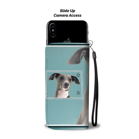 Italian Greyhound Dog Print Wallet CaseCO State