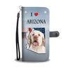 Clumber Spaniel Print Wallet CaseAZ State