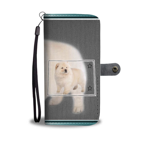 Chow Chow Dog Print Wallet CaseCO State