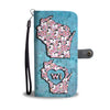Cute Japanese Chin Floral Print Wallet CaseWI State