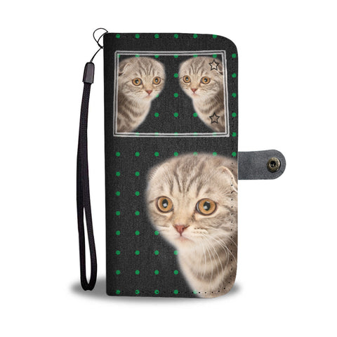 Scottish Fold Cat Print Wallet CaseCO State