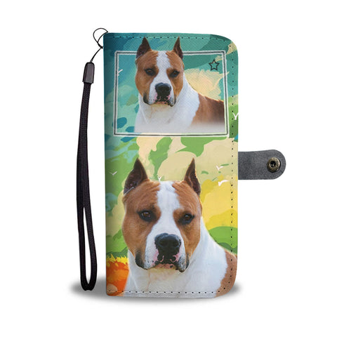 American Staffordshire Terrier Print Wallet CaseCO State