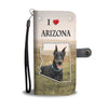 Doberman Pinscher Print Wallet CaseAZ State