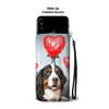 Bernese Mountain Dog Print Wallet CaseCO State