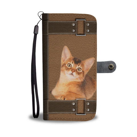 Abyssinian Cat Print Wallet CaseCO State