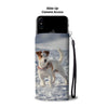 Jack Russell Terrier Print Wallet CaseAZ State