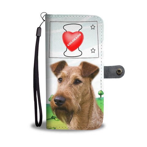 Irish Terrier Print Wallet CaseCO State