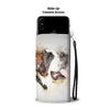 St. Bernard Dog Print Wallet CaseAZ State