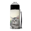 American Shorthair Cat Print Wallet CaseAZ State