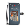 British Shorthair Cat Print Wallet CaseAZ State