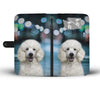 Poodle Dog Print Wallet CaseWA State