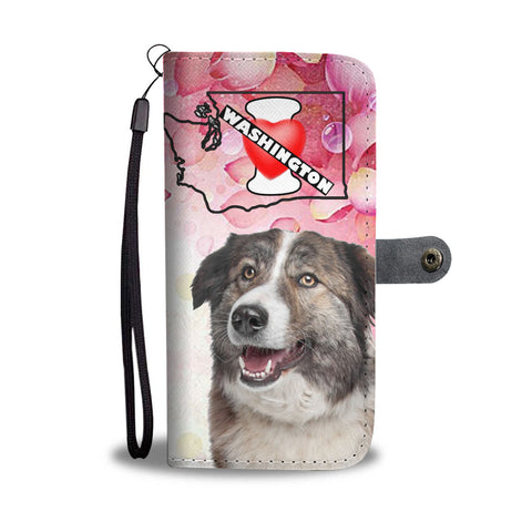 Aidi Dog Print Wallet CaseWA State