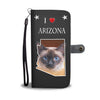 Siamese Cat Print Wallet Case PrintAZ State