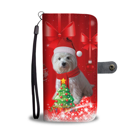 West Highland White Terrier (Westie) Christmas Print Wallet Case