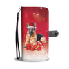 German Shepherd Christmas Print Wallet Case