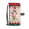 Poodle Dog Christmas Print Wallet Case