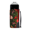 Doberman Pinscher On Christmas Print Wallet Case