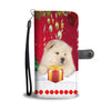 Chow Chow Dog Christmas Print Wallet Case