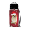 Pomeranian Dog Christmas Print Wallet Case