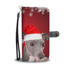 Italian Greyhound Christmas Print Wallet Case