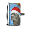 Cane Corso On Christmas Print Wallet Case