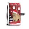 Norwich Terrier Christmas Print Wallet Case