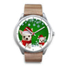 Chihuahua Christmas Print Wrist Watch