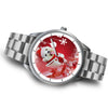 Cute Maltese Dog Christmas Print Wrist Watch