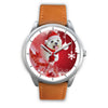 Cute Maltese Dog Christmas Print Wrist Watch