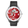 Cute Maltese Dog Christmas Print Wrist Watch