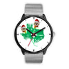 Shih Tzu Texas Christmas Print Wrist Watch