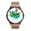 Shih Tzu Texas Christmas Print Wrist Watch